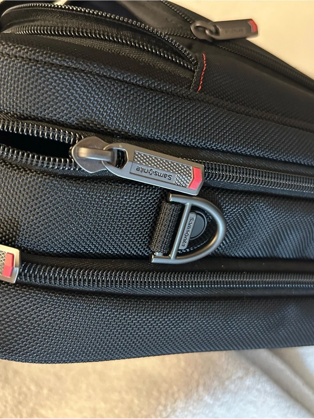 Samsonite Black Men's Laptop Briefcase with Front Organizer